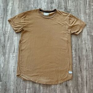 Tan Hollister Longline T-Shirt